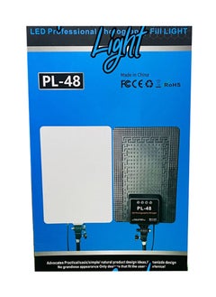 PL PL-48 19inch Large Panel Photographic Led Fill Light With Remote And Tripod Stand Microphone Super Clamp For Video Recording And Photo Shooting  - Image 1