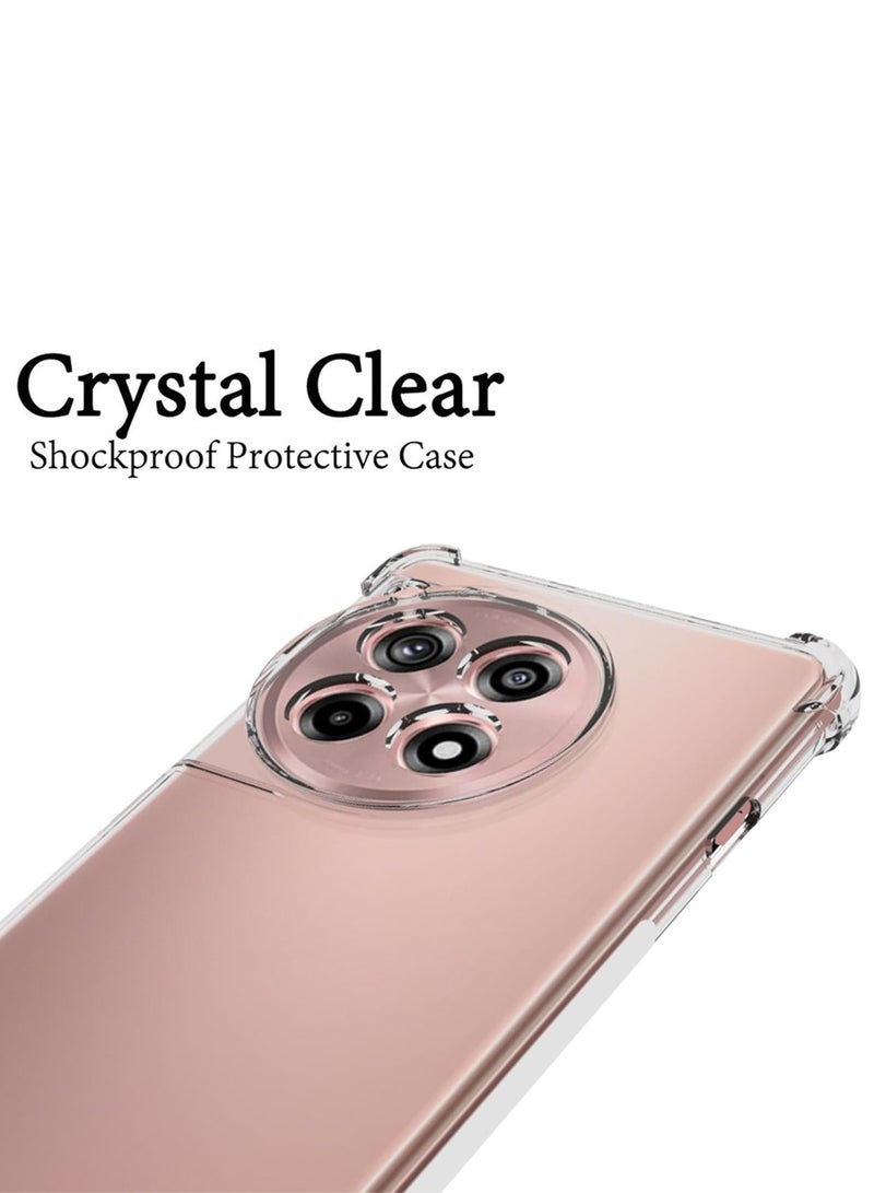 Wtech OnePlus Ace 3 / OnePlus 12R 5G 2024 TPU Bumper Corners With Hard PC Case Cover - Clear - Image 2