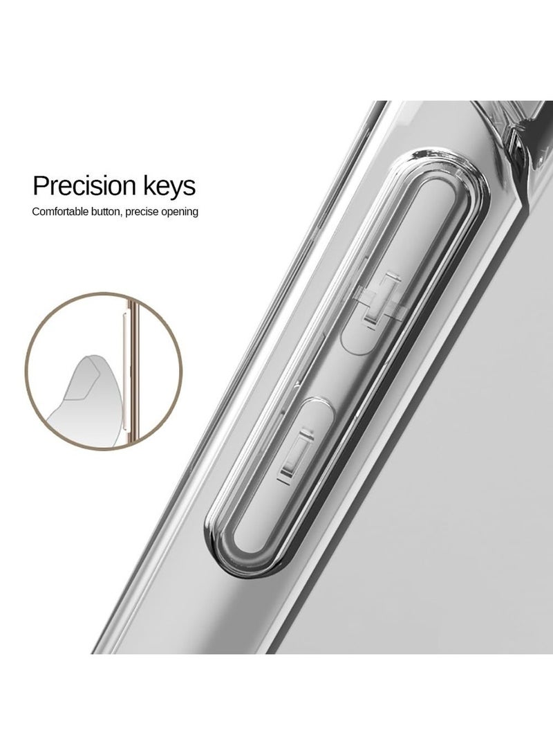 Wtech OnePlus Ace 3 / OnePlus 12R 5G 2024 TPU Bumper Corners With Hard PC Case Cover - Clear - Image 5