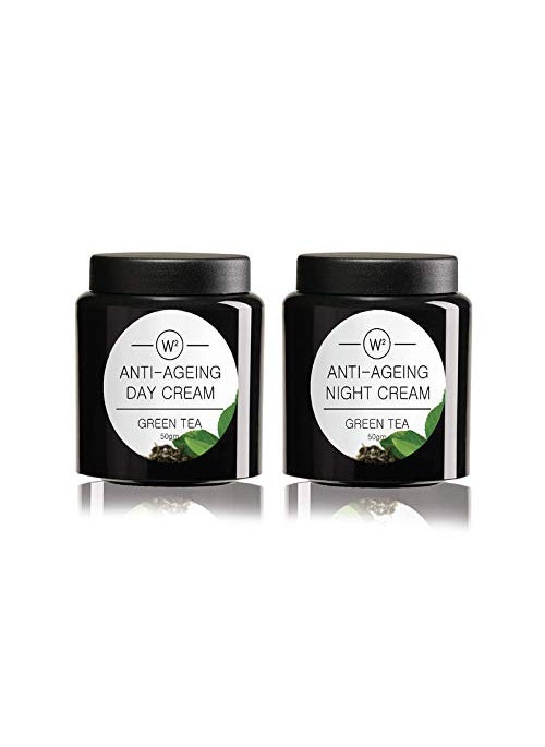 W2 W2 Green Tea Anti Ageing Protects Skin from Premature Signs Of Ageing Green Tea AntiAgeing Day Night Cream 100 Gm  - Image 1
