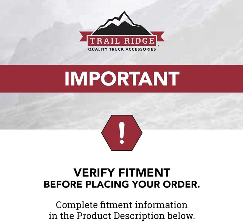 Trail Ridge طقم غطاء مرآة باب من تريل ريدج TR00370 بتصميم أسود محكم لسيارات فورد - Image 2