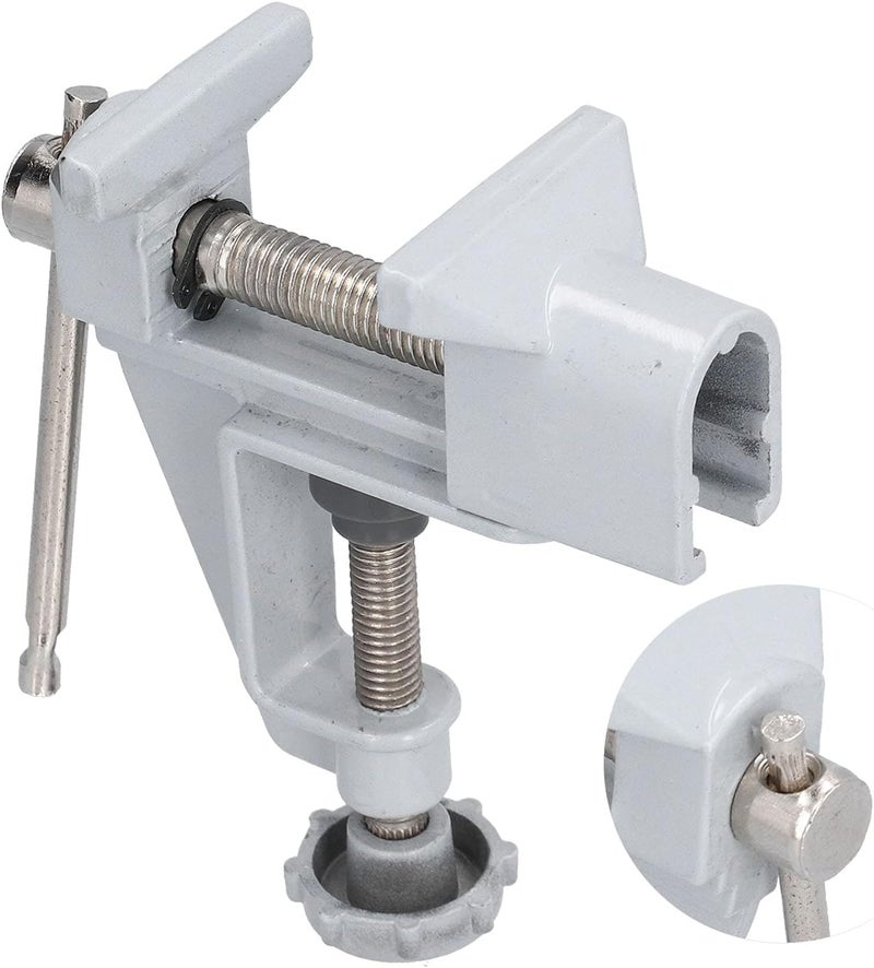 Zerodis Bench Vise Small Aluminum Alloy Multifunctional Professional Vice Clamp for Woodworking, Garden Tools, Table Vise, Mini Hardware Clamp - Image 4