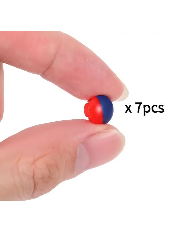 7pcs Faucet Hot Cold Water Temperature Indicator Signs Plastic Kitchen Accessories - Image 1