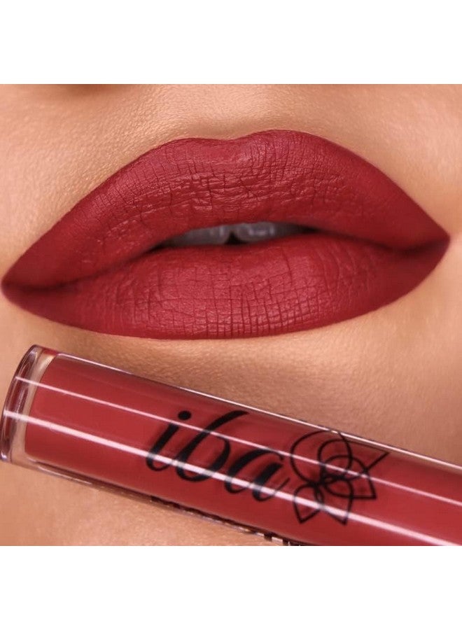 إيبا أحمر شفاه سائل مطفي ماكس - شوكولاتة ساخنة | غني بفيتامين إي وزيت اللوز | مقاوم للتحول ويدوم طويلاً | مقاوم للماء والتلطخ | لمسة نهائية مخملية غير لامعة وصبغة عالية | خفيف الوزن ومريح | غير لزج ولا يسبب الجفاف | مكياج الشفاه | 2.6 مل - Image 3