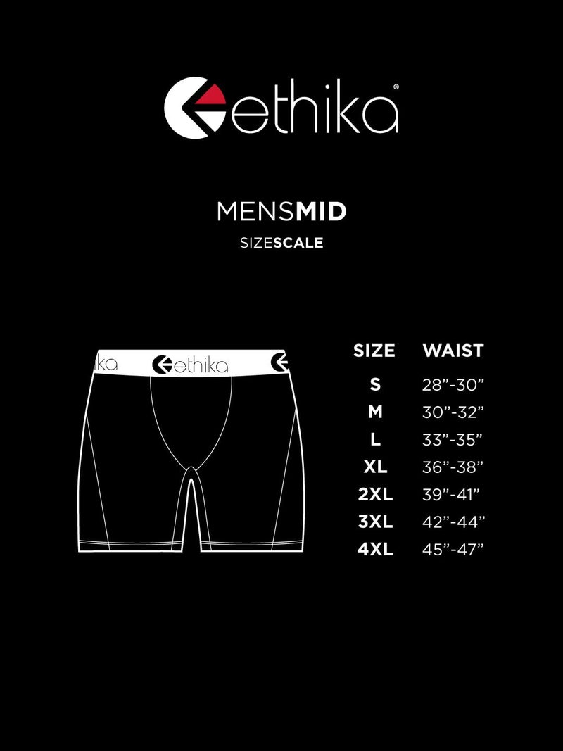 Ethika Mens MID Boxer Brief | *Solids* Black OG (RDB, Medium) - Image 4