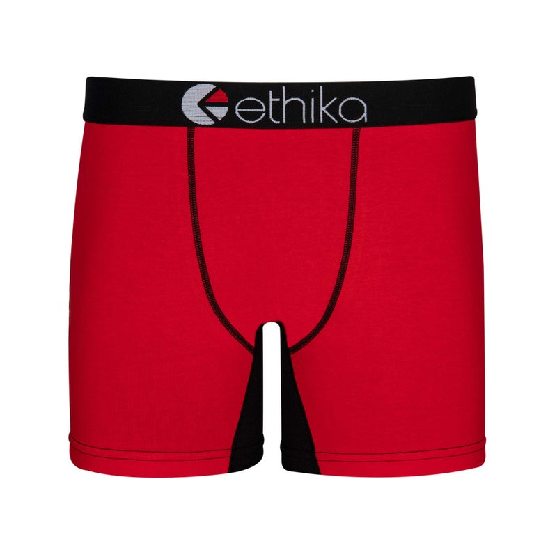 Ethika Mens MID Boxer Brief | *Solids* Black OG (RDB, Medium) - Image 1
