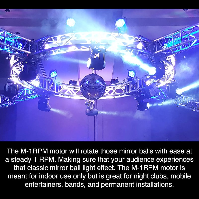 ADJ American Dj M-1Rpm Mirror Ball Motor - Image 2