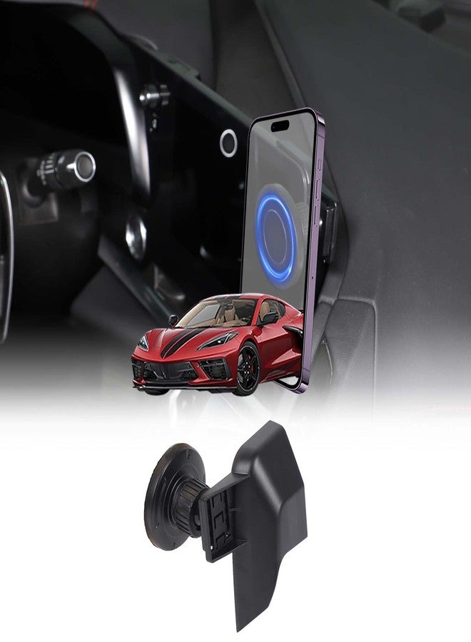 CHEAYAR Car Phone Holder Compatible with Chevrolet Corvette C8 2020-2025 Stingray Center Console Dashboard Phone Mount Magnetic Phone Mount Dash Clip Accessories - Image 1