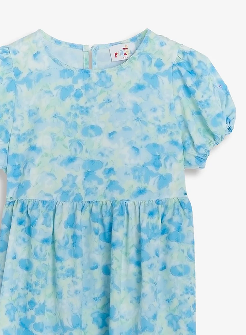 Pinata  Floral Print Puff Sleeve Dress for Women | Best Price UAE
