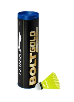 Li-Ning Bolt Gold Natural Core Nylon Shuttlecock 