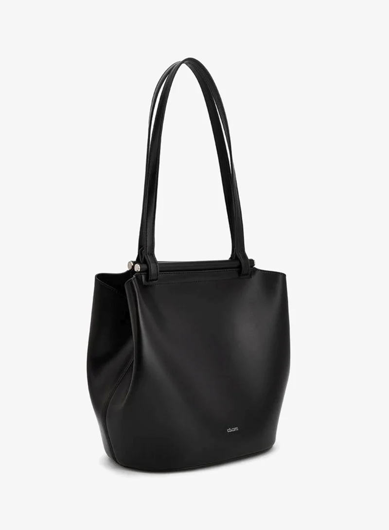 سيليست Solid Shoulder Bag With Double Handle