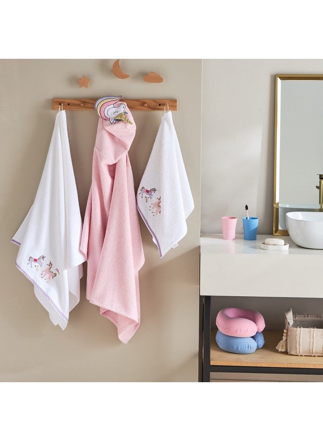 Home Box Grace Meadows Unicorn Turkish Cotton Kids Hand Towel 50 x 80 cm  - Image 4