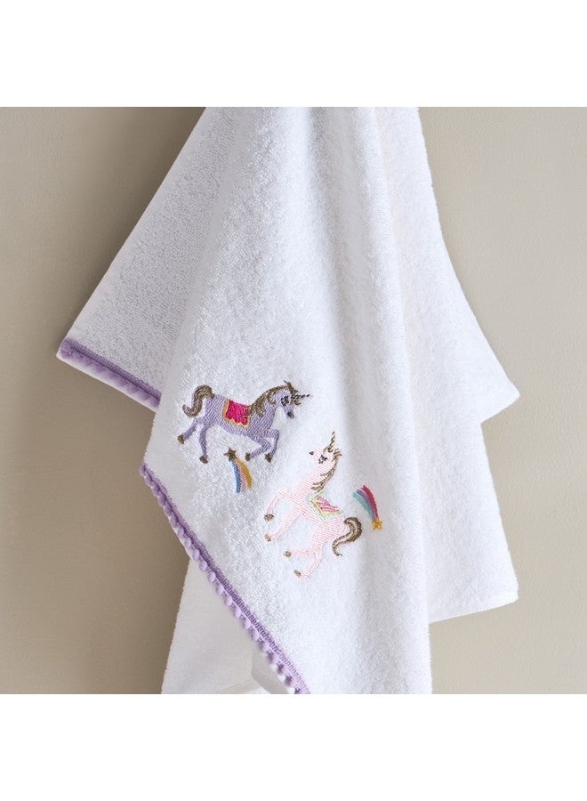 Home Box Grace Meadows Unicorn Turkish Cotton Kids Hand Towel 50 x 80 cm  - Image 3