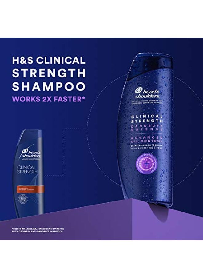 Head & Shoulders شامبو هيد آند شولدرز المضاد للقشرة + شامبو التحكم المتطور في الزيت، 13.5 أونصة سائلة، 5.291 أونصة سائلة  - Image 2
