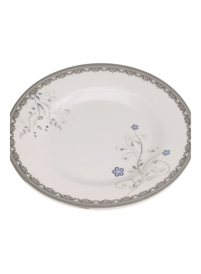 Royalford Melamineware Flat Plate | 8" Round Dinner Plate | RF10604 | Plate with Elegant Floral Design | Ideal for Dinner, Lunch, Breakfast, Parties & More 8inch - Image 2