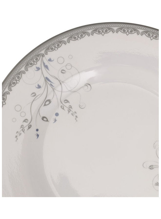 Royalford Melamineware Flat Plate | 8" Round Dinner Plate | RF10604 | Plate with Elegant Floral Design | Ideal for Dinner, Lunch, Breakfast, Parties & More 8inch - Image 3