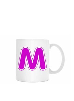 MP Letter M Alphabet Printed Coffee Mug  - Image 2