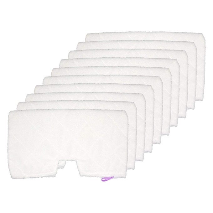 10 PACK WASHABLE STEAM MOP PADS REPLACEMENT FOR SHARK STEAM POCKET MOPS S3501 S3601 S3550 S3801 S3901 S3601D S3801CO S3901D S3455K S2902 SE450