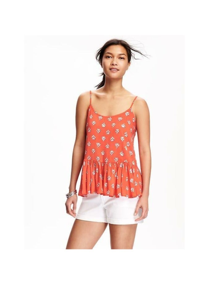 Old Navy Old Navy straps floral tank top - Size Large  - Image 1