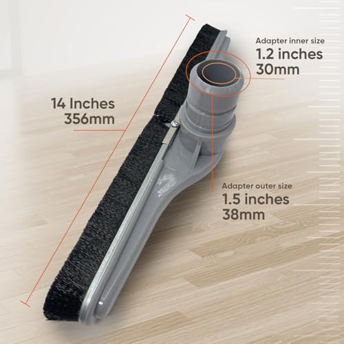 848 Store Replacement Floor Tool Compatible with ProTeam Vacuum Backpack and Hoover Vacuum – 14" Hard Surface Brush for Commercial Cleaner – Fits Super Coach Pro, C2401, Shoulder Vac Pro - Image 4