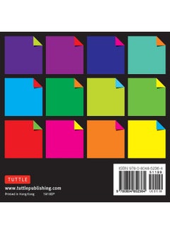 Origami Paper 500 sheets Rainbow Colors 4" (10 cm): Tuttle Origami Paper: Double-Sided Origami Sheets Printed with 12 Different Color Combinations  - Image 2