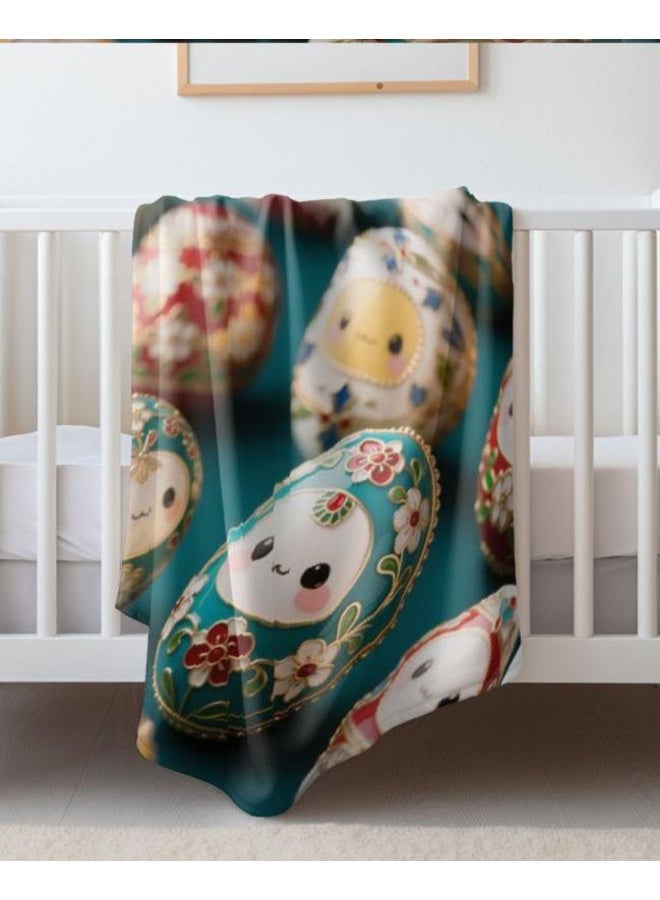 general Baby and children's cartoon flannel thin blanket (warm and comfortable, suitable for sleep, games) 70cm*100cm - Image 4