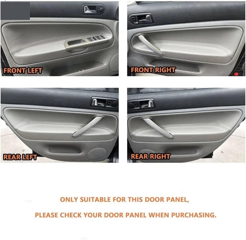 QASULER Suede Leather Door Armrest Cover for VW Passat B5 - Image 5