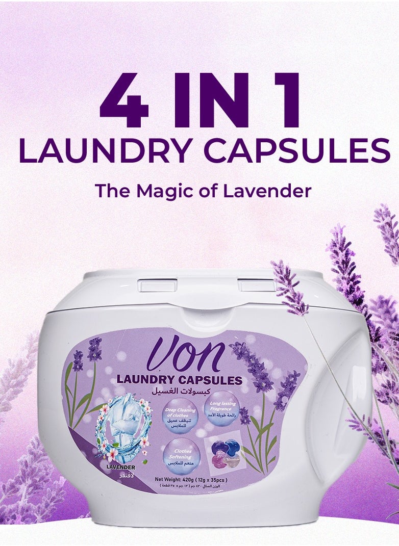 VON VON 4 in 1 Laundry Detergent Capsule  - Image 5