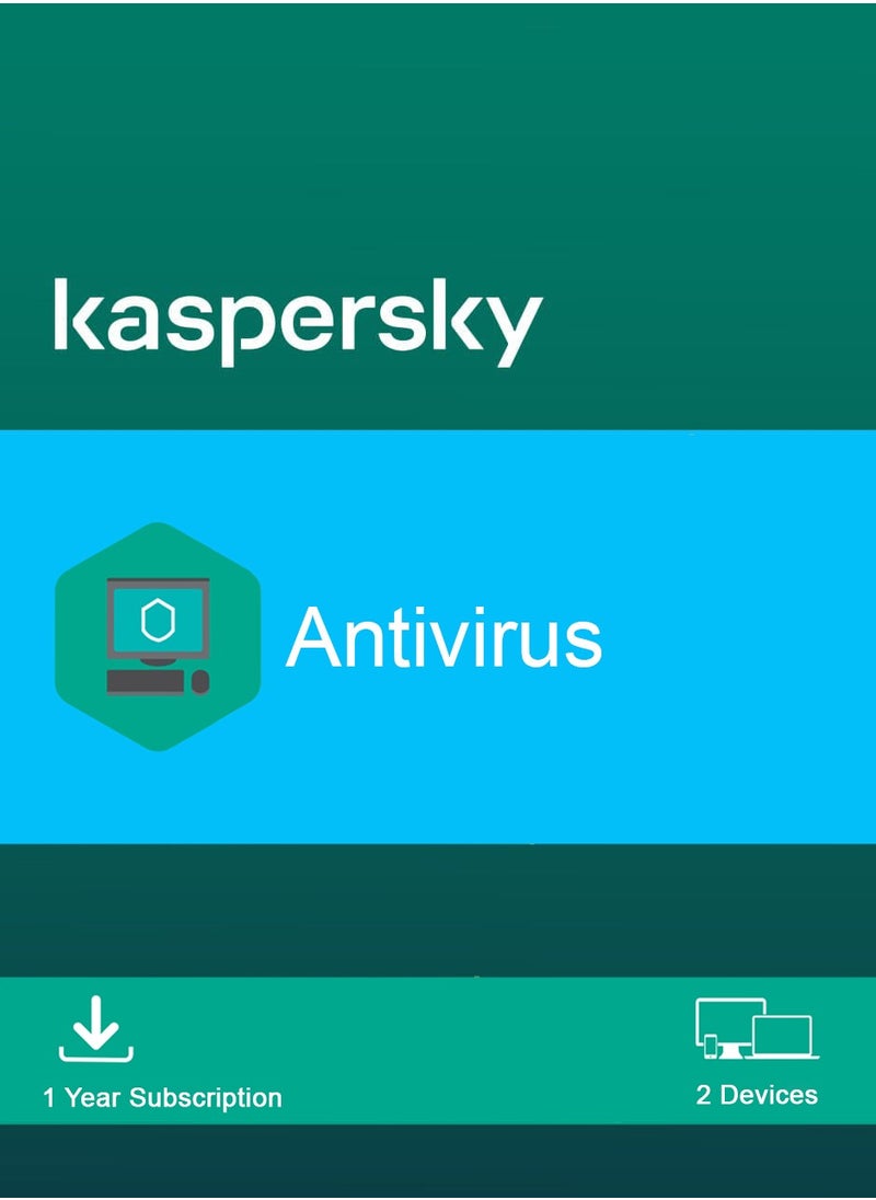 Kaspersky كاسبيرسكي انتي فايروس - مستخدمان - سنة واحدة 
