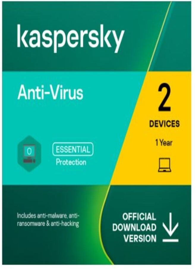 Kaspersky - Kaspersky ANTI-VIRUS  2 USERS - 1 YEAR - Image 1