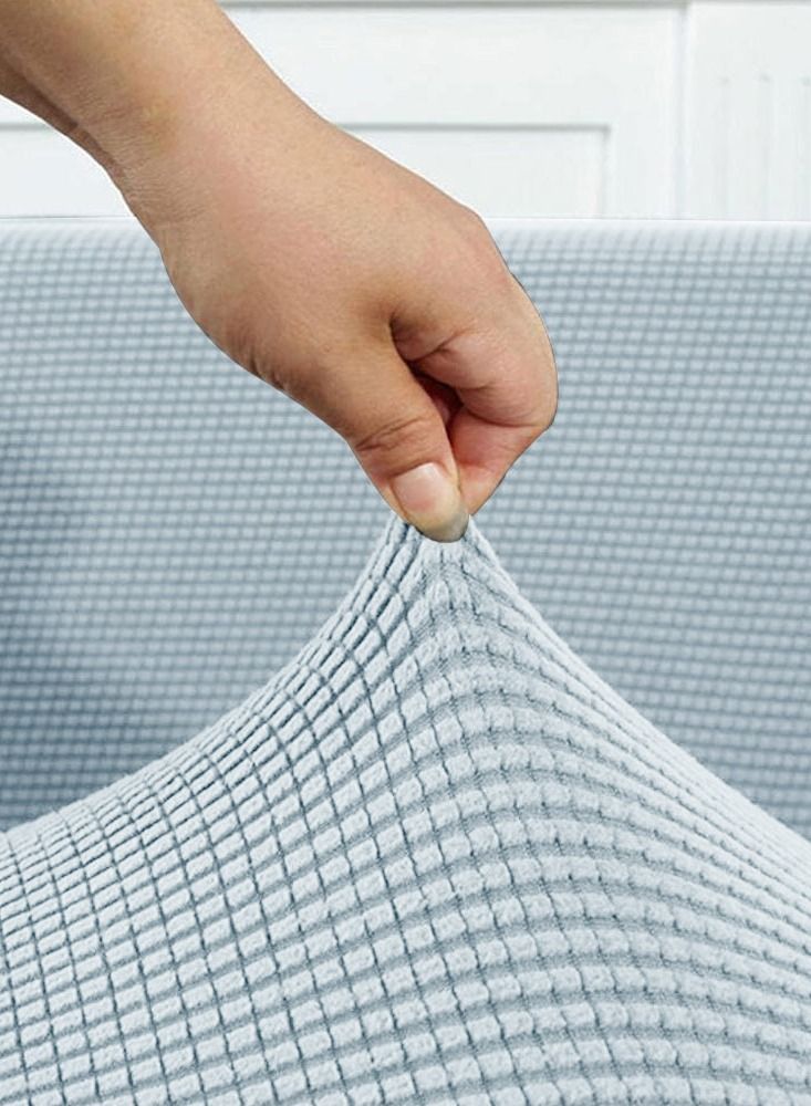 CATANES Thick Couch Covers, Sectional Sofa Stretch Slipcover Living Room Dogs Pets, Washable Durable Furniture Protector GREY (90cm * 140cm)  - Image 2