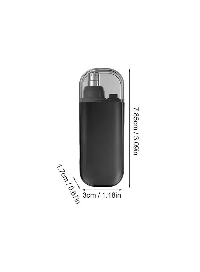 مُقَصّ الشعر الأنفي الكهربائي الجديد القابل لإعادة الشحن - أسود، متعدد الوظائف، صغير الحجم، محمول، مقاوم للخدش، سهل التفكيك - Image 2