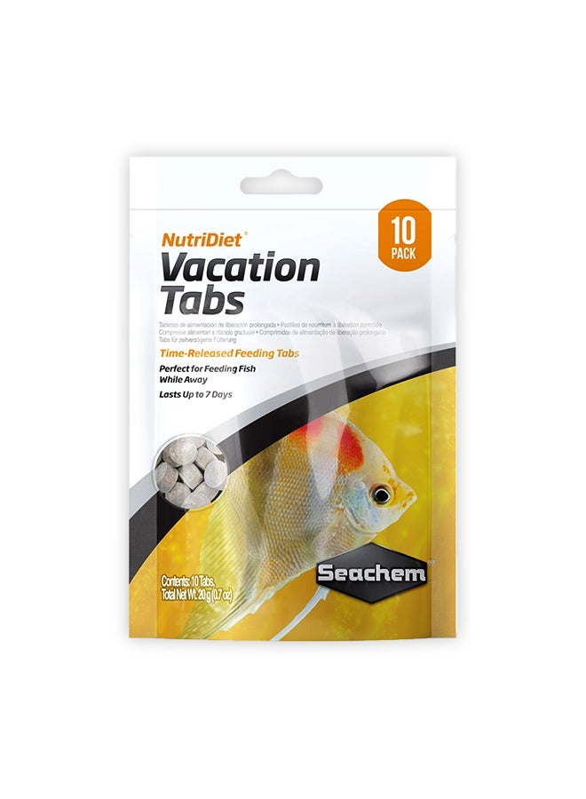 Seachem Nutri Diet Vacation - 10 Tabs - Image 1
