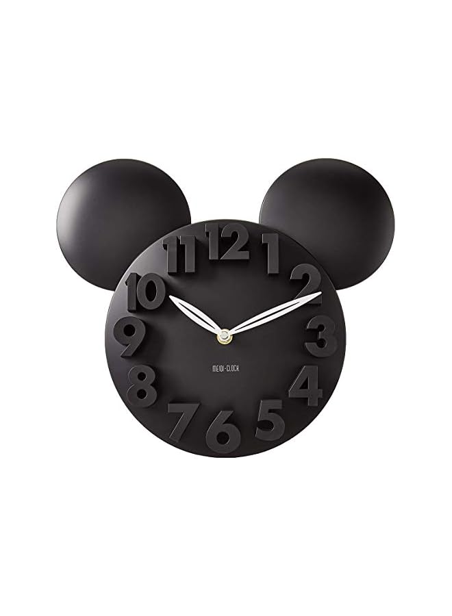 The Bros Modern Design Mickey Mouse Big Digit 3D Wall Clock Home Decor Decoration - Black, One Size - Image 2
