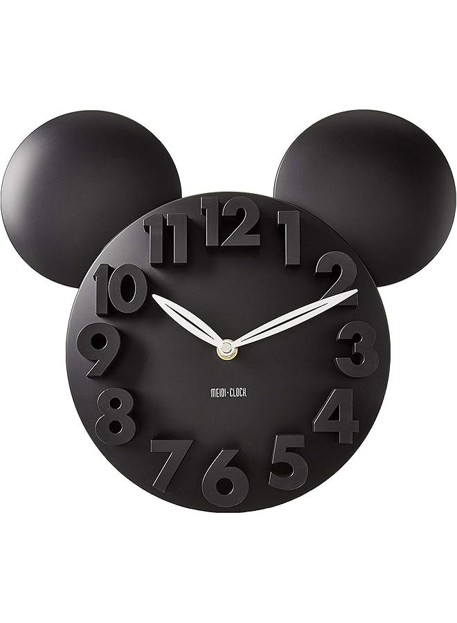 The Bros Modern Design Mickey Mouse Big Digit 3D Wall Clock Home Decor Decoration - Black, One Size - Image 1
