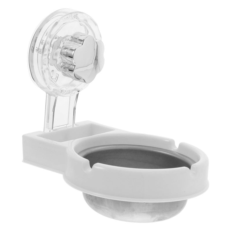 Stainless Steel Wall Mounted Ashtray Windproof Ash Holder White Smoke Resistant - Image 2