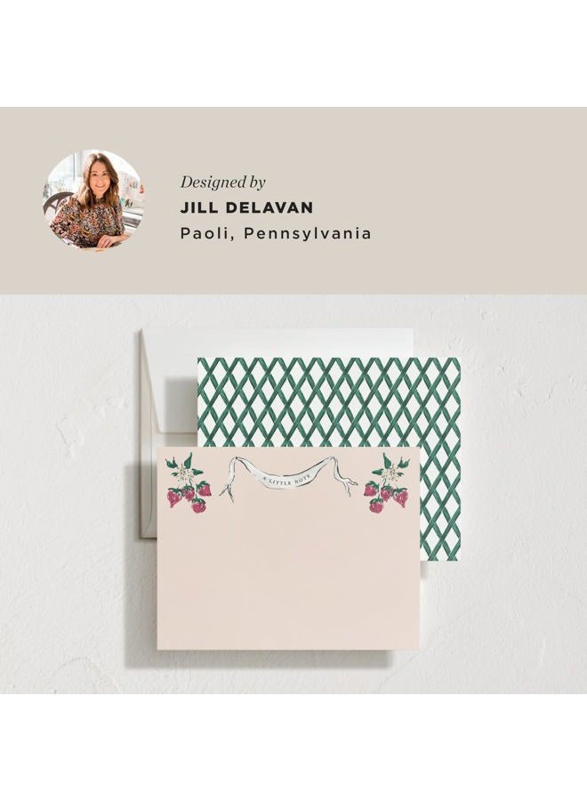 Minted Strawberry Queen Stationery Set - Image 5