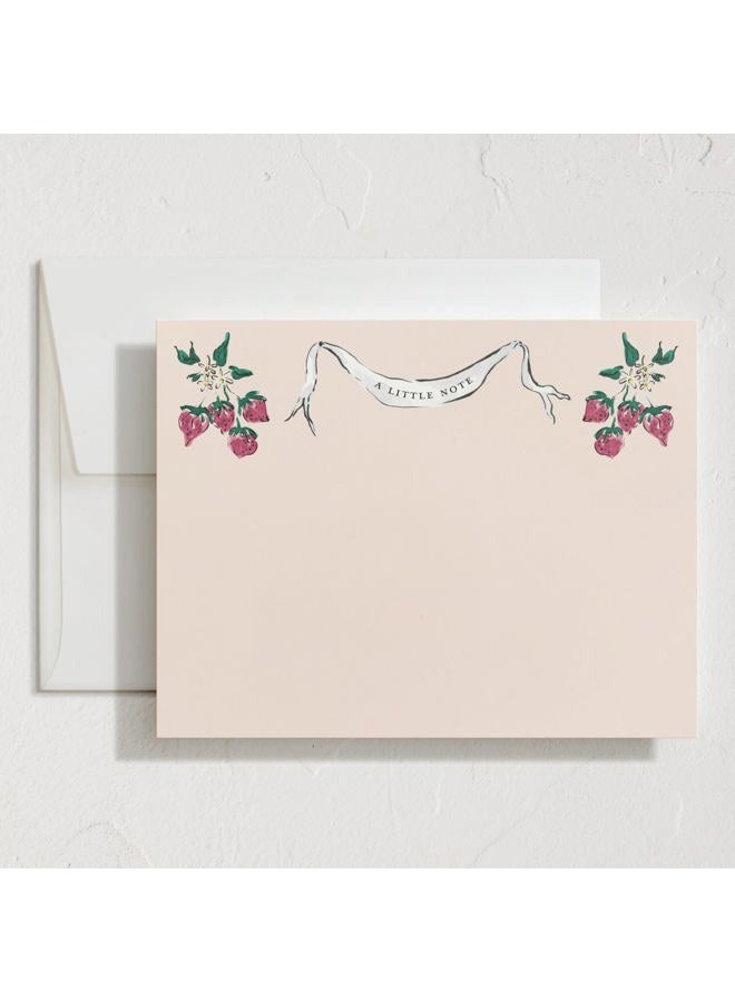 Minted Strawberry Queen Stationery Set - Image 1