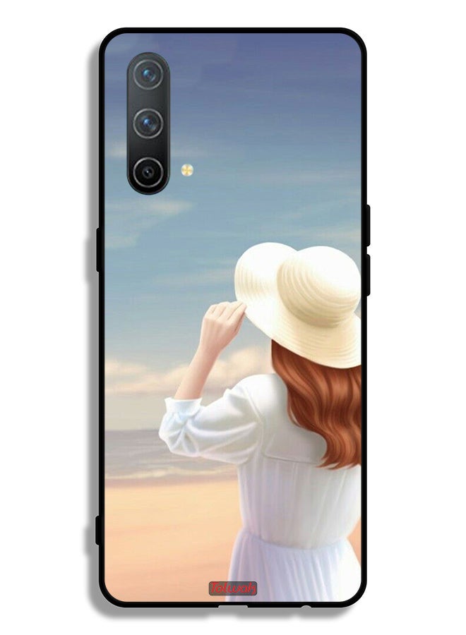 Tolwak OnePlus Nord CE 5G Protective Case Cover Hat Girl Standing - Image 2