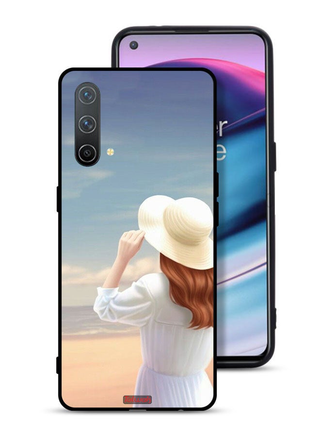 Tolwak OnePlus Nord CE 5G Protective Case Cover Hat Girl Standing - Image 1