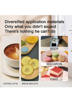 EVEBOT Mini Coffee Printer,Portable Edible Inkjet Pen,Food Printer,Logo and Pattern Print, Latte Art Printer for Coffee,Cake, Cookies,Bread,Macaron,Chocolate,DIY Decoration  - Image 4