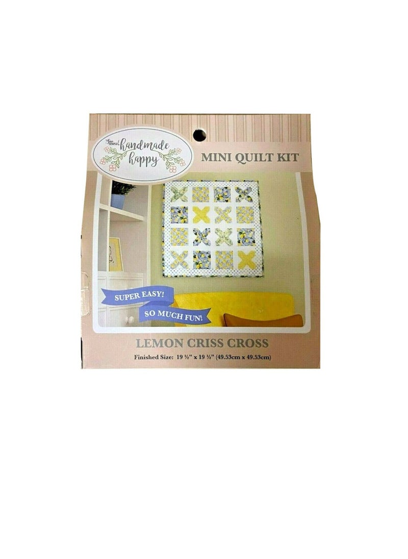 Hand made Happy Mini Quilt Kit Lemons - pzsku/Z6198D402B6E20E1AD2D9Z/45/_/1652790693/d830d180-aa5b-4458-9b1a-3162554057c6