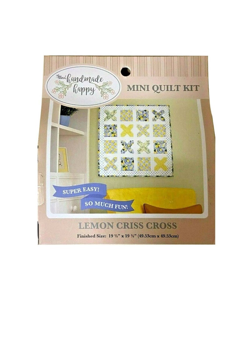 Hand made Happy Mini Quilt Kit Lemons - pzsku/Z6198D402B6E20E1AD2D9Z/45/_/1652790693/d9318747-b7d6-41d8-9700-d3631f1d83cc