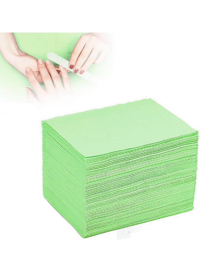Dental Bibs Disposable for Patient, Disposable Nail Art Table Towels, Waterproof Lap Cloths, Dental Bibs Sheets Cloths, for Pets Tray Covers, Disposable Cleaning Gasket 13" x 18" 40 Pieces - Image 1