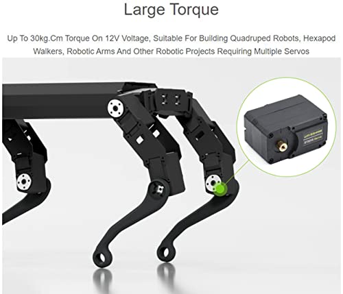 Waveshare 30KG High Torque Serial Bus Servo Motor, 360 Programmable Magnetic Encoder, Two-Way Feedback, Servo/Motor Mode Switchable - Image 5