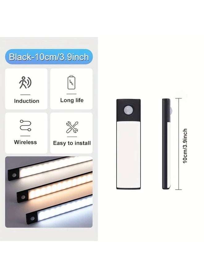 Smart Human Sensing Light Black 10cm 3 Modes All Day Night Sensor Stepless Dimming - Image 1