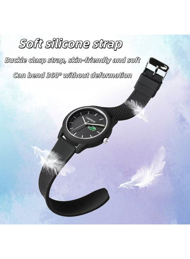 CARTELO Analog Fashion Waterproof Quartz Watch CYT21-03- Black - Image 2