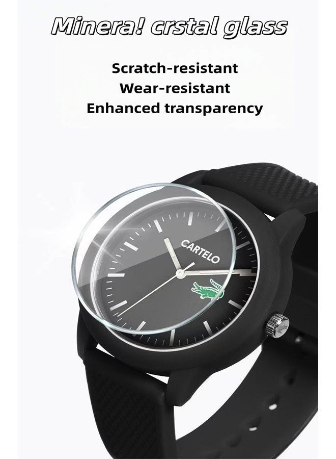 CARTELO Analog Fashion Waterproof Quartz Watch CYT21-03- Black - Image 3