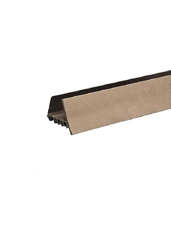 Slide On Door Sweep for Metal and Wood Doors Brown 5 x 6 x 92 cm P-77-BR