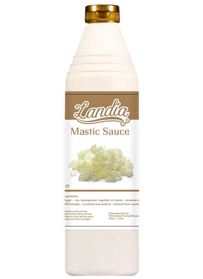 Landia - Mastic (Arabic Gum) Sauce For Milkshakes, Topping, Filling, Baking Ingredient for Cakes, Cookies, Biscuits, Ice-Cream and Desserts - Image 1